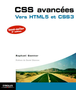 Couverture du livre CSS avancées