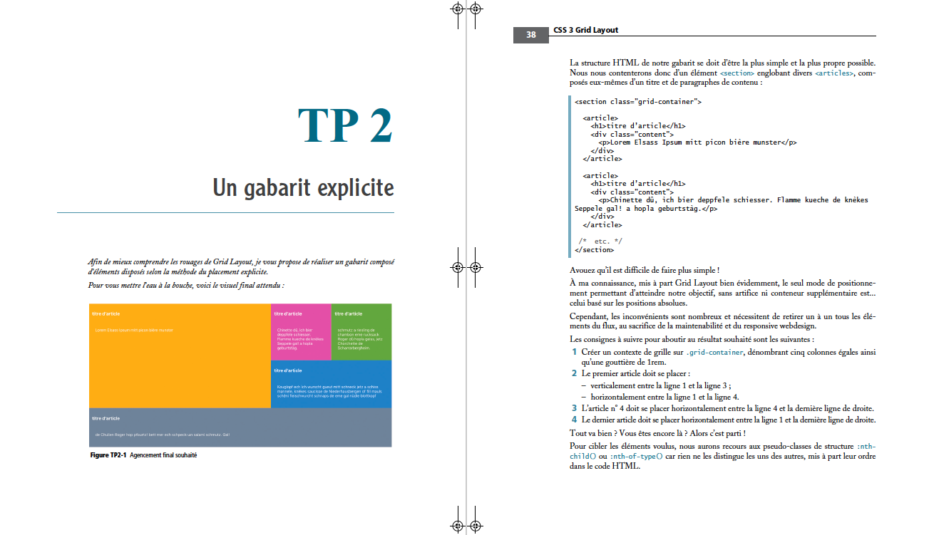 livre CSS3 Grid Layout